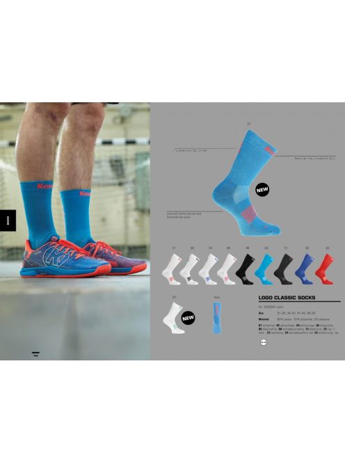 LOGO CLASSIC SOCKS - (MÉRET: 41-45)  11 színben